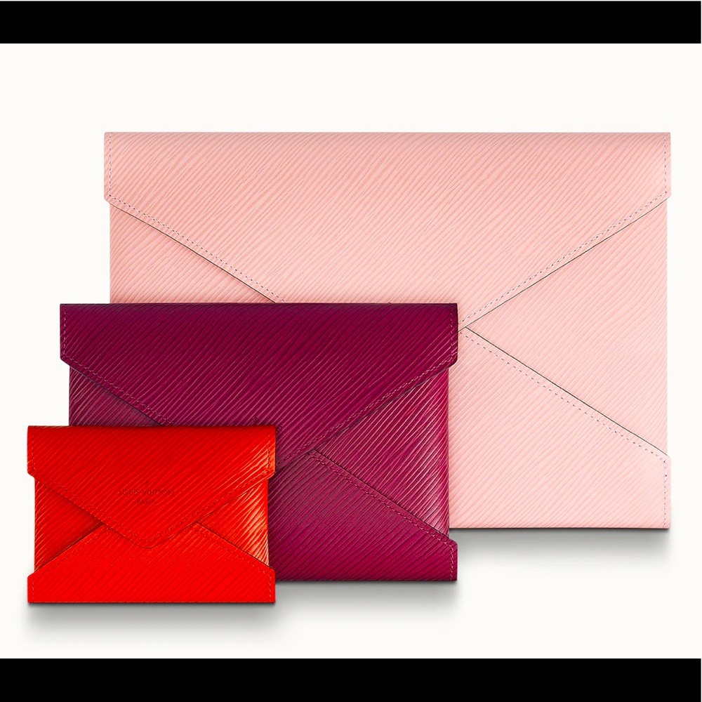 Louis Vuitton Pochette Kirigami EPI Clutch Set